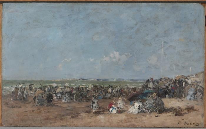 Eugene Boudin Beach Scene